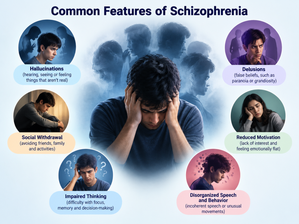 Common Features of Schizophrenia