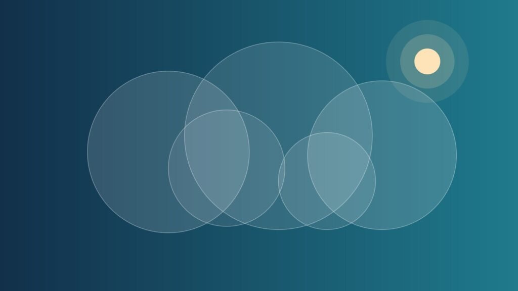 Overlapping circles – connection and support